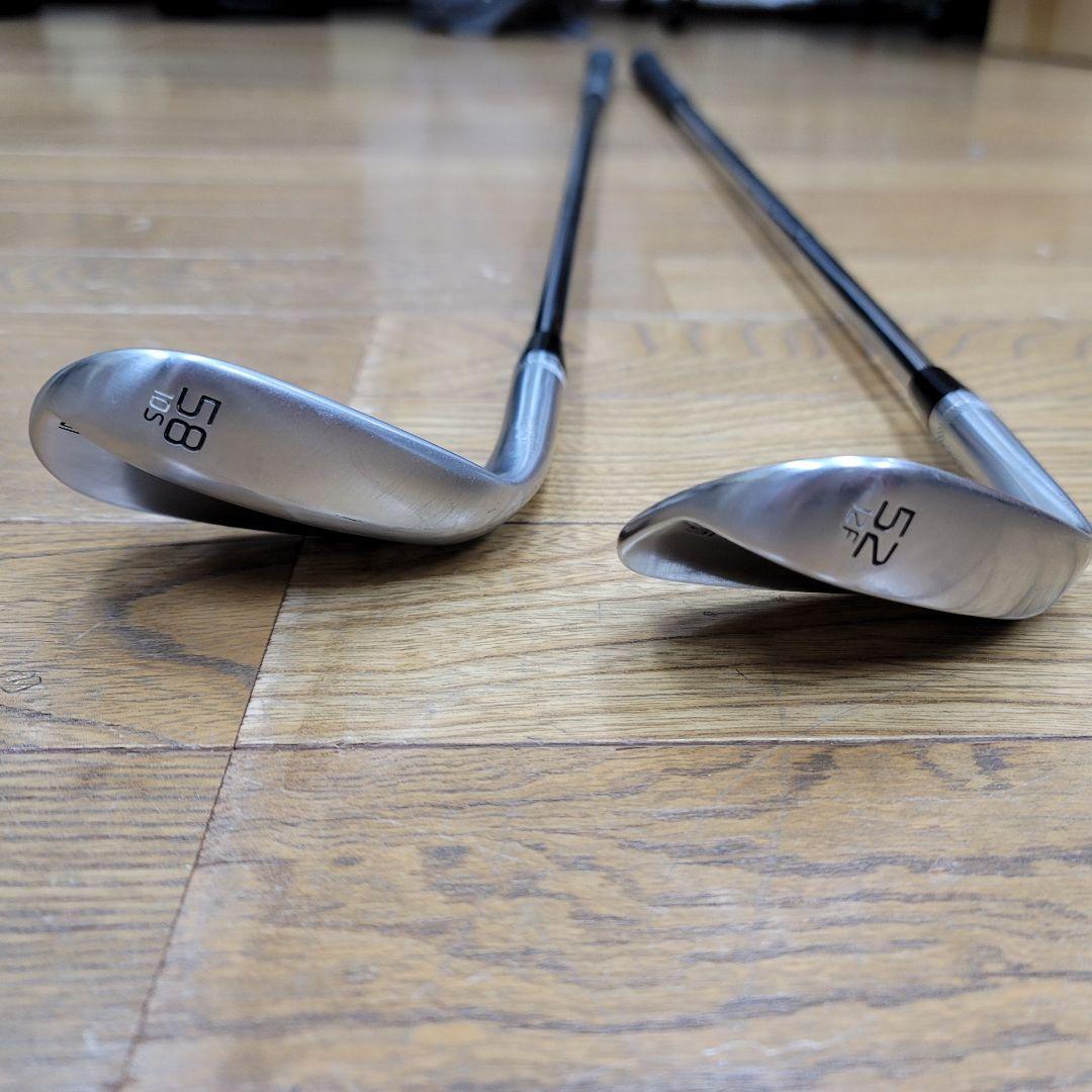 タイトリスト ボーケイ SM9 ツアークロム 52Fと58S 2本セット DG