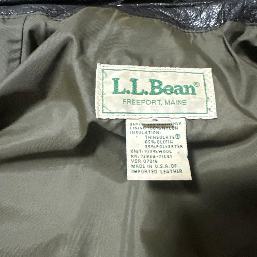 LL BEAN レザージャケット　a2フライトジャケット　希少サイズ　USA製