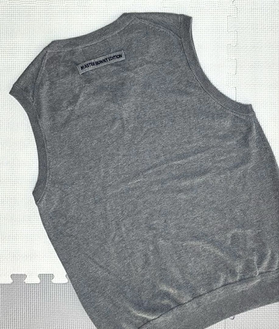 マスターバニーエディション スーピマコットン ニットベスト（GRAY／4）