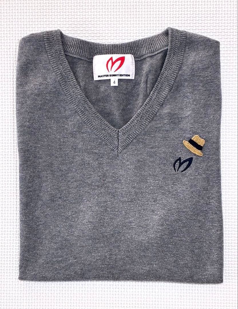 マスターバニーエディション スーピマコットン ニットベスト（GRAY／4）
