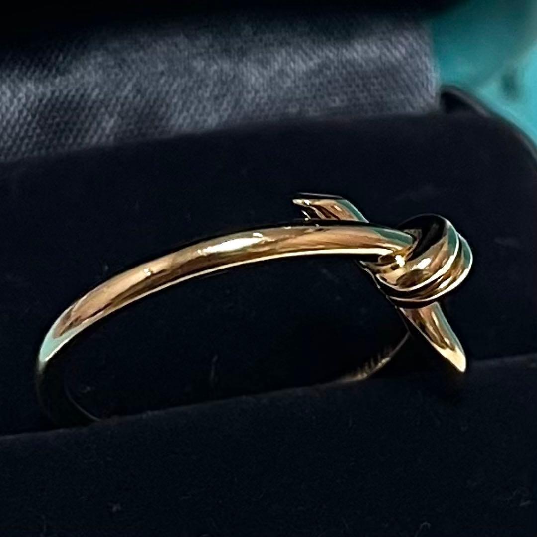や*だ様 Tiffany ノット　リング　ローズゴールド　US6(11号)