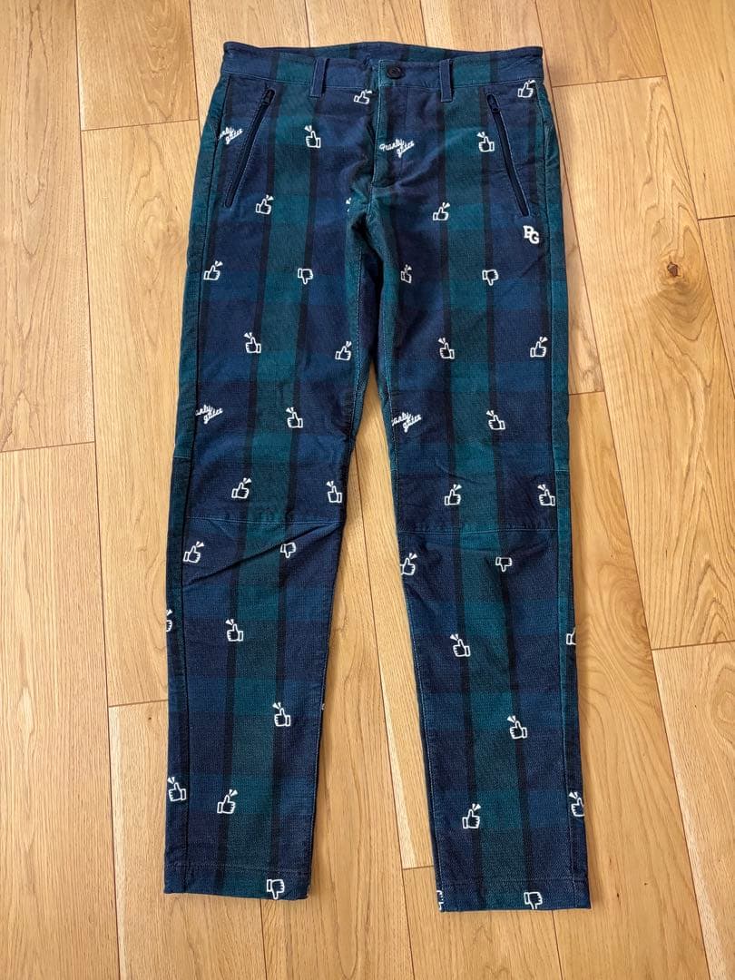 PEARLY GATES チェック柄 秋冬パンツ サイズ4