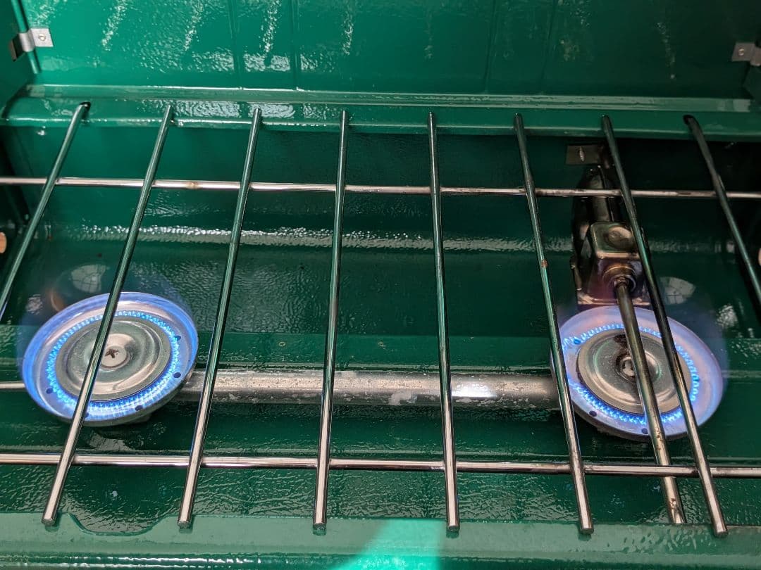 コールマン　ツーバーナーストーブ413H　40thリミテッド　ライムグリーン