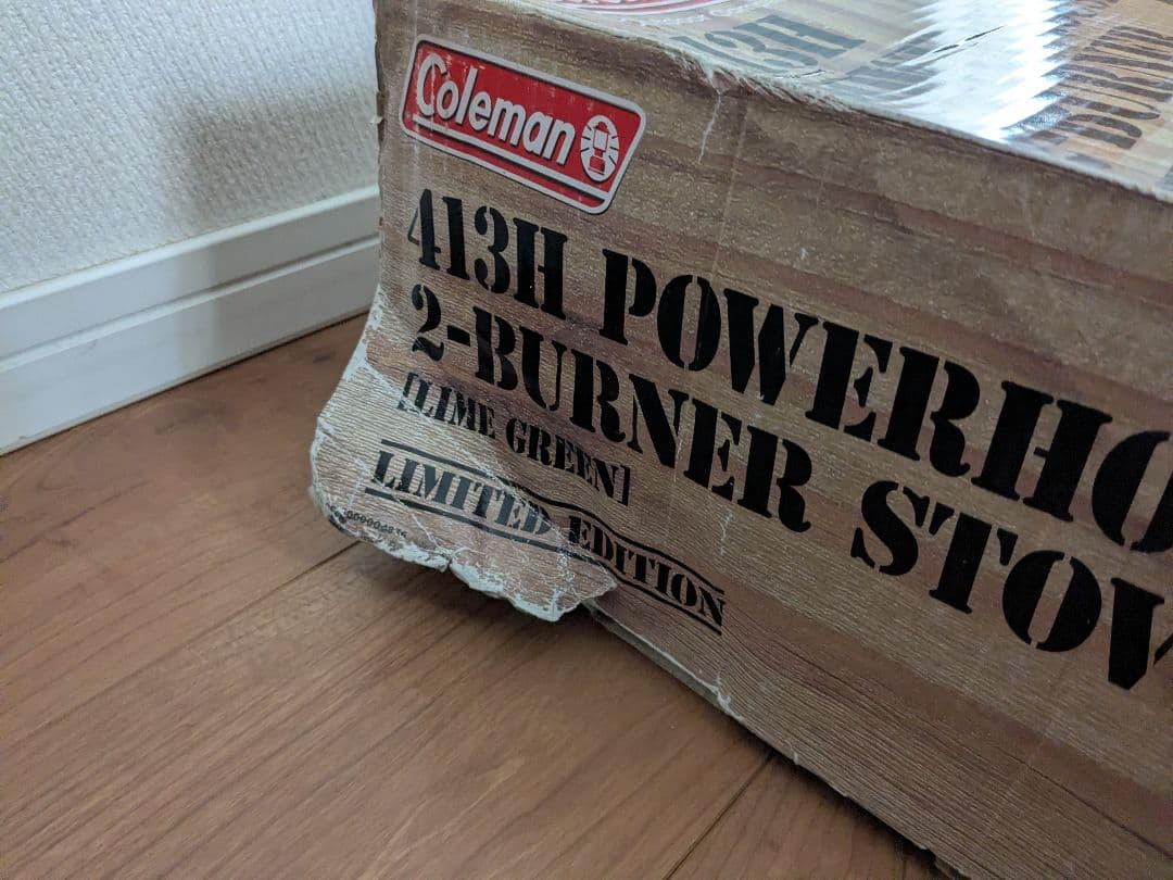 コールマン　ツーバーナーストーブ413H　40thリミテッド　ライムグリーン