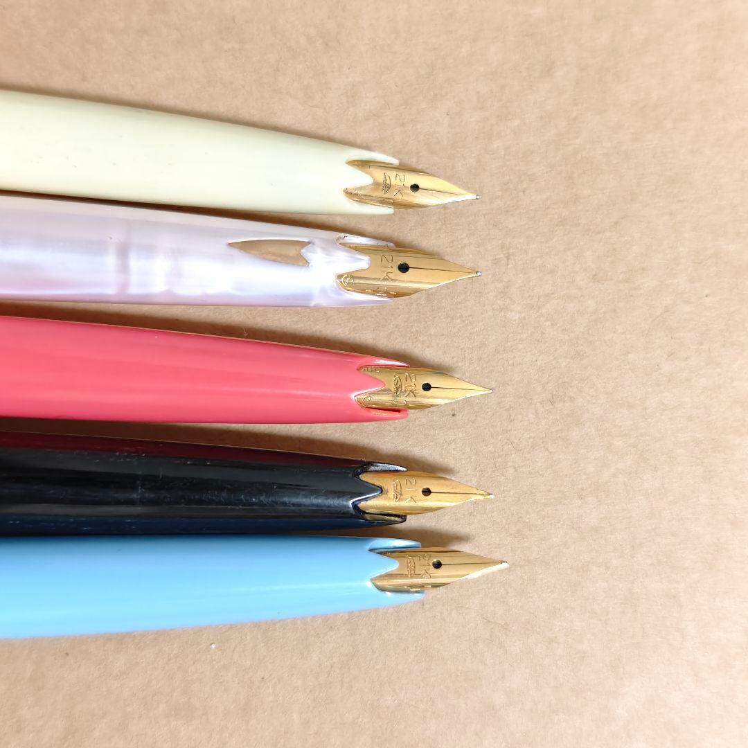 sailor 万年筆 21k 5本 まとめ セーラー