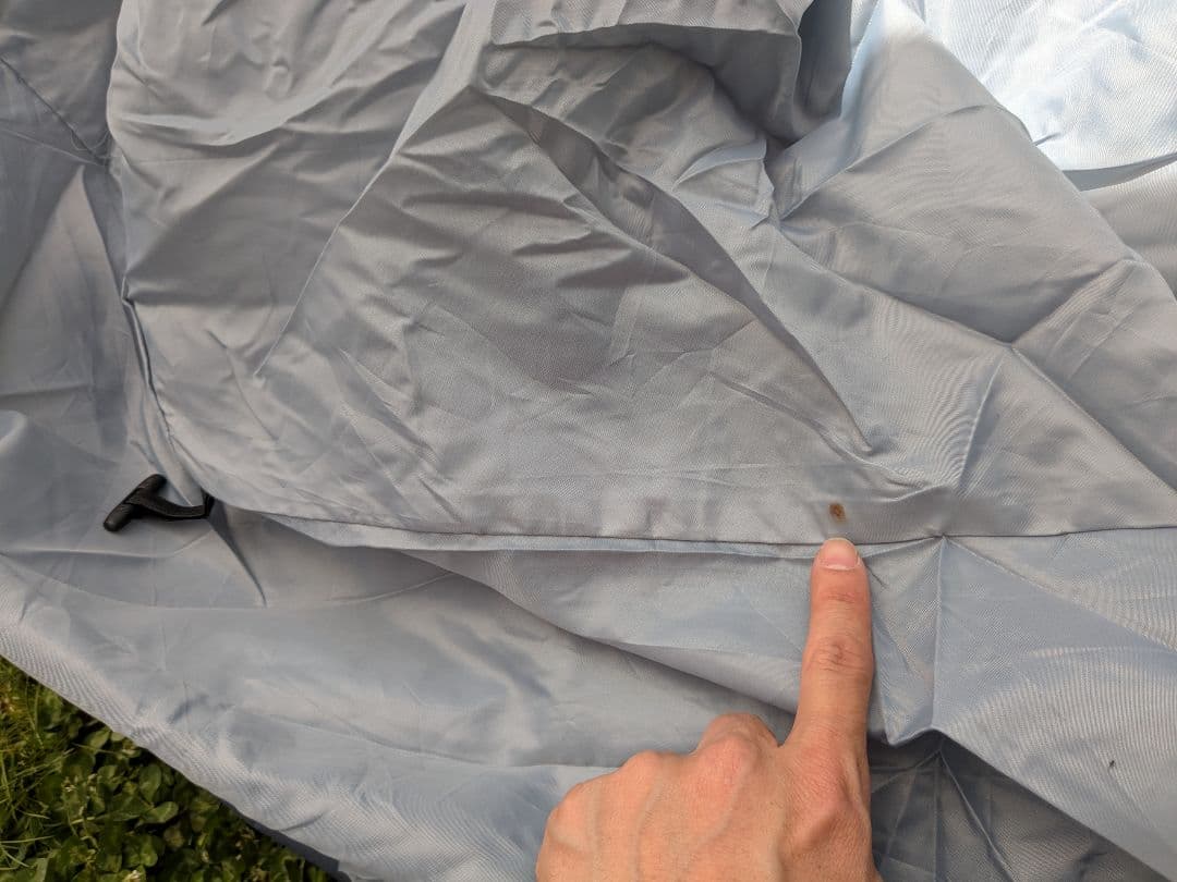 DODカマボコテント2　ナチュラム別注カラー　自作煙突穴あり