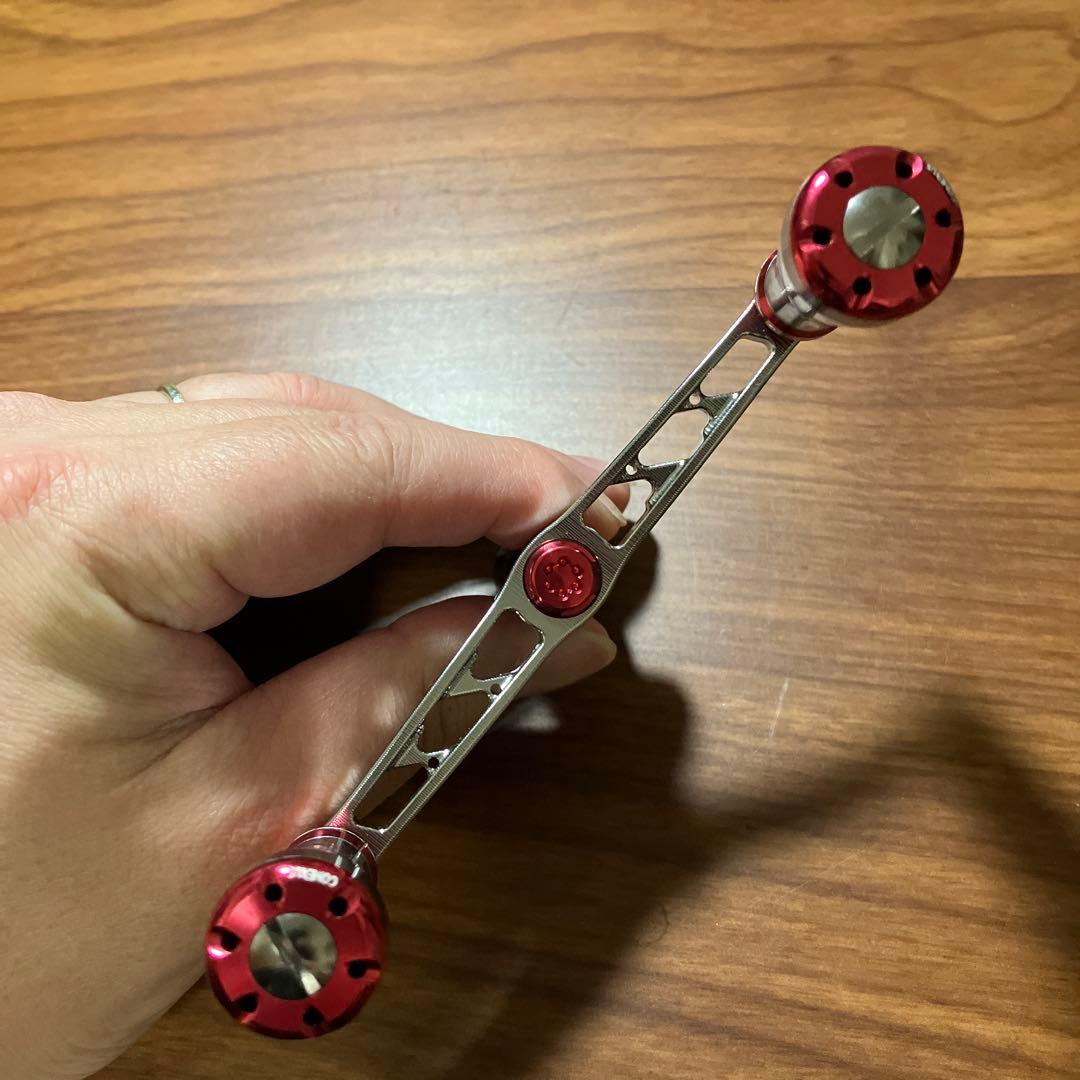 美品軽量　ダイワ用　ゴメクサス　ダブルハンドル　ジュラルミン　MTCW スタンド