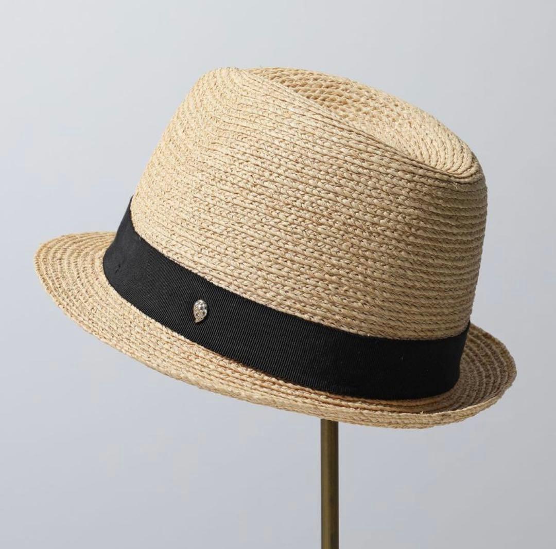 ☆未使用・タグ付☆ ヘレンカミンスキー Avara ラフィアハット 帽子 中折れ