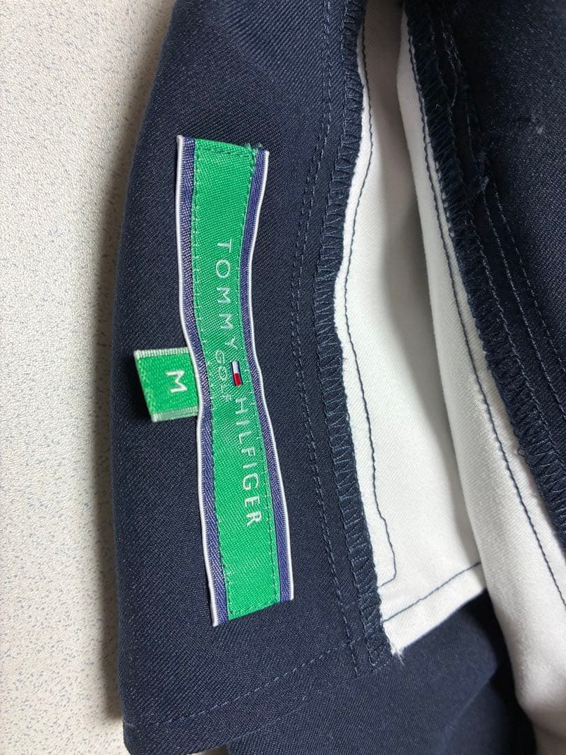 新品 タグ付き トミーヒルフィガー ゴルフスカート ネイビー M