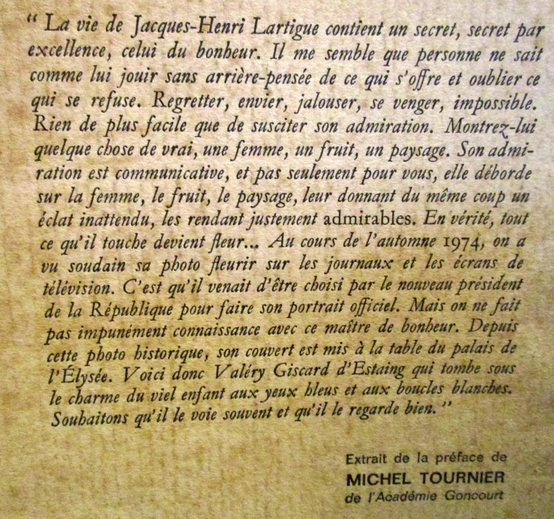 Mémoires sans mémoire　ジャック＝アンリ・ラルティーグ　仏語