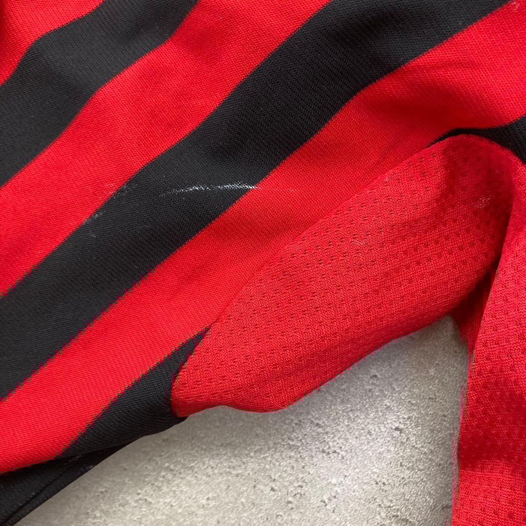 adidas アディダス イブラヒモビッチ ユニフォーム 長袖 M 赤黒白