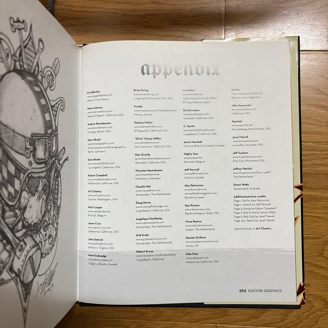 ホットロッドバーレスク、ロックンロールkustom Griphics 2冊セット