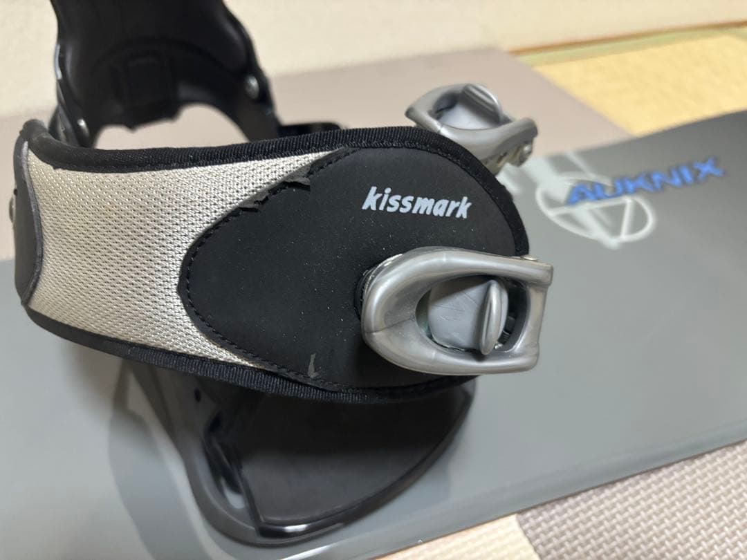 AUKNIX スノーボード セットグレーソールオレンジ約155cm