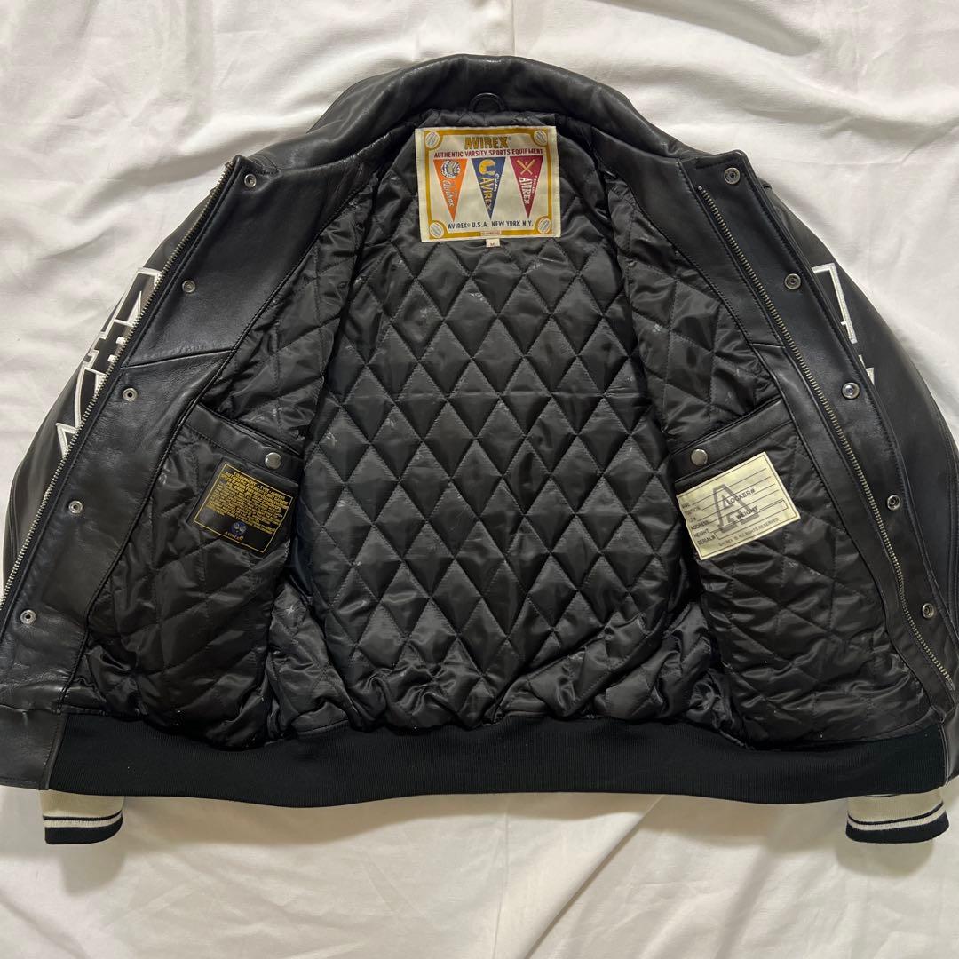 avirex バーシティレザージャケット