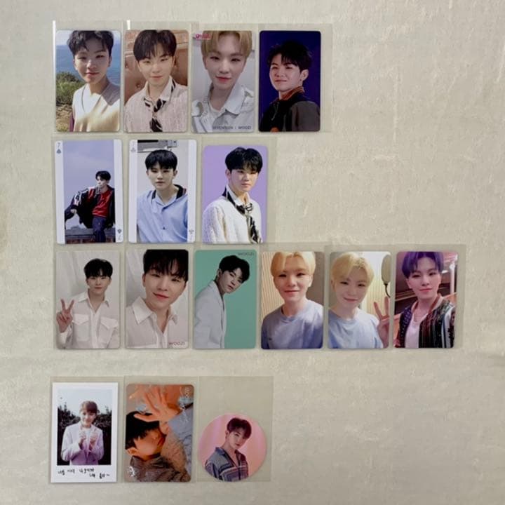 ウジ　SEVENTEEN　WOOZI　トレカ　セブチ　エッジコン　チェキ