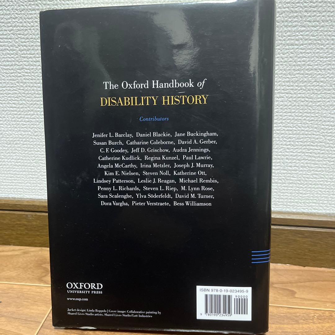 洋書 Disability History The Oxford Handbook
