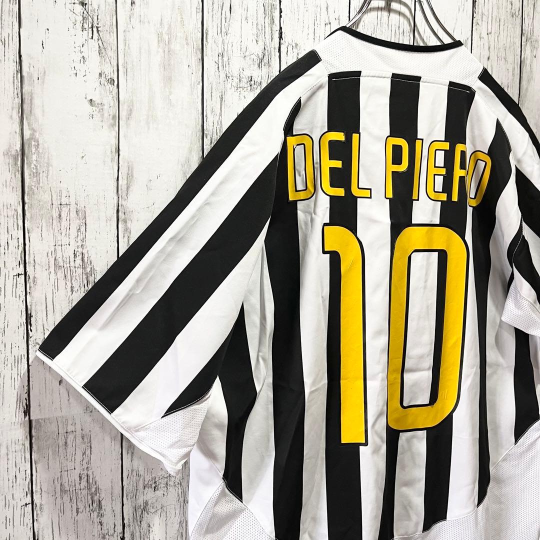 ユベントス　ナイキ　03/04 NO10 デルピエロ　ユニフォーム　半袖　XL