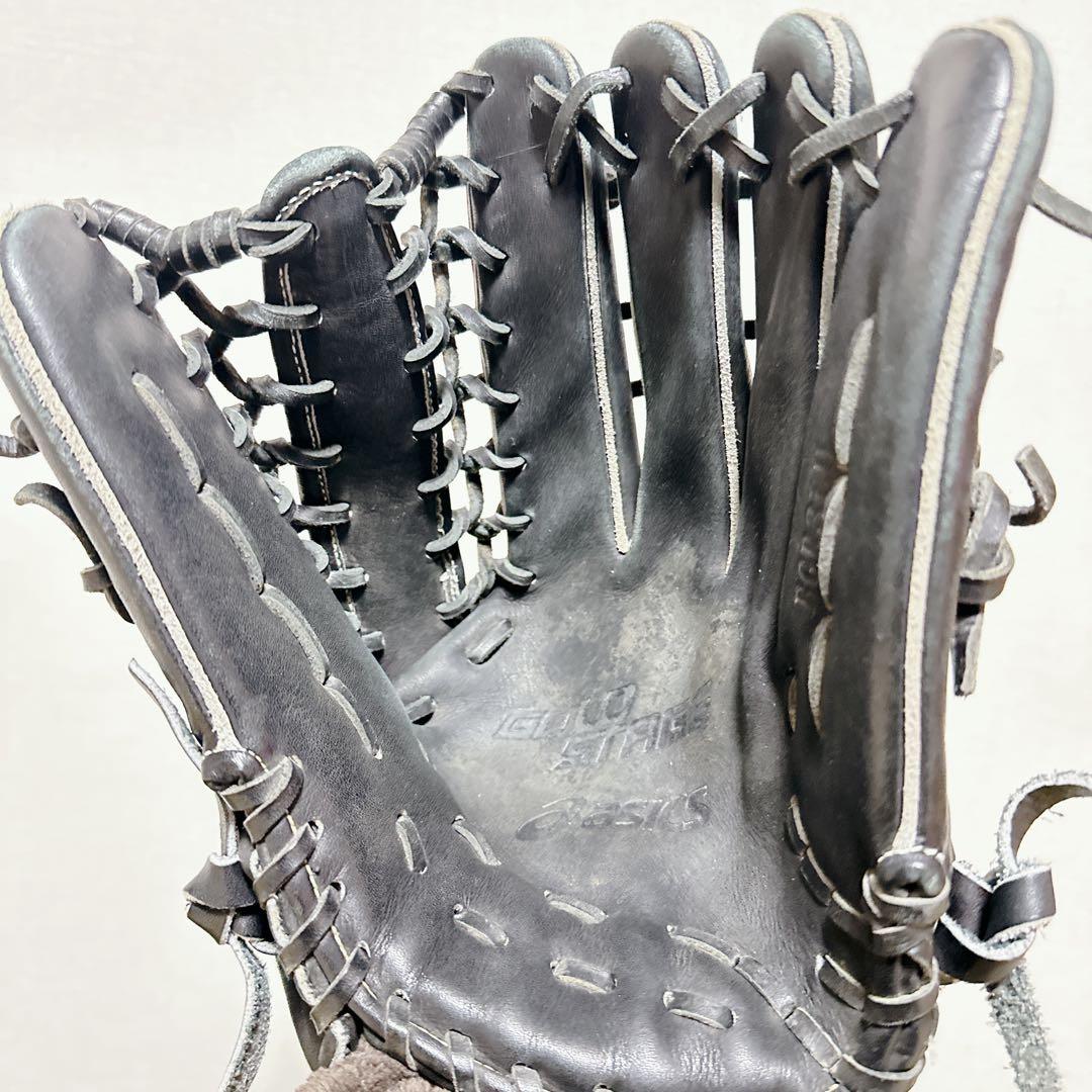 美品 アシックス ゴールドステージ 外野手用 軟式 グローブ スピードテック