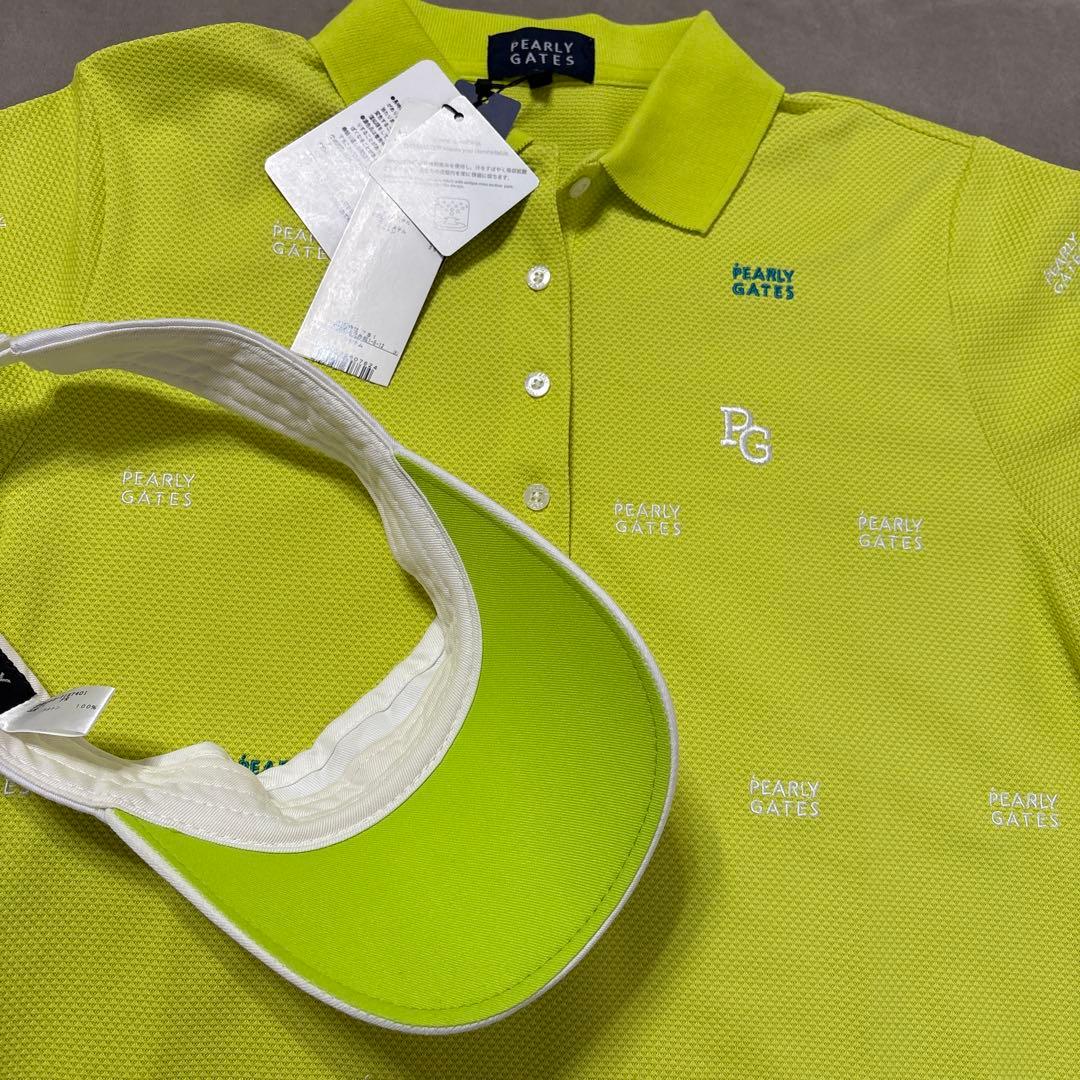 新品未使用パーリーゲーツレディースウェア　サンバイザー　２点セット