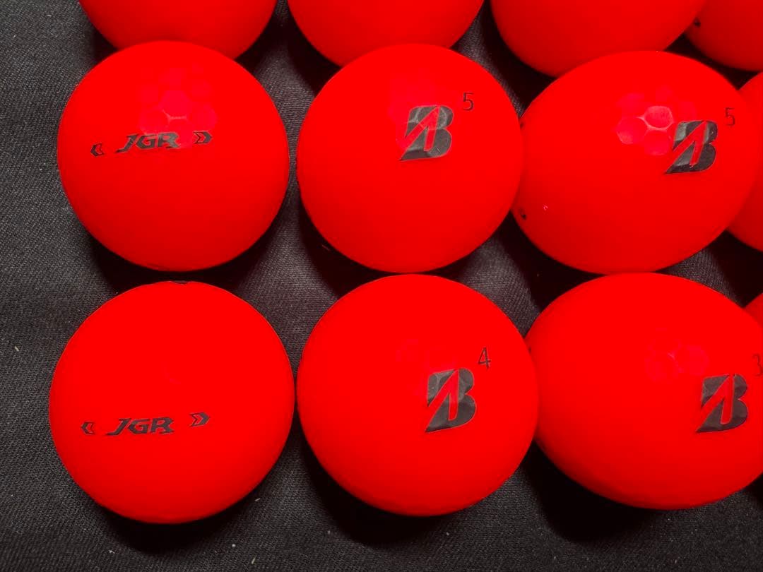 最新 ブリジストン TOUR B JGR 2025年モデル 20個　マットレッド