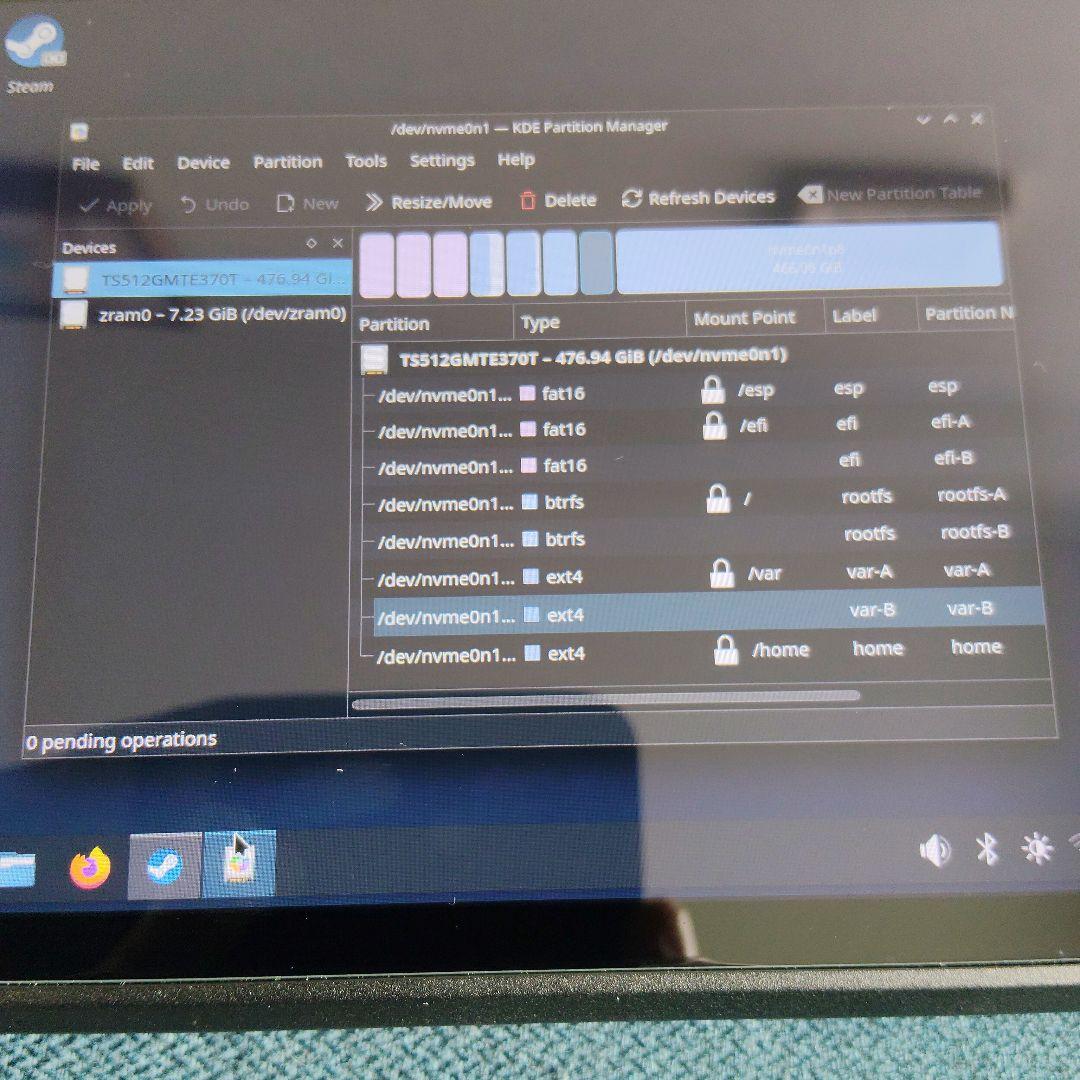 steamdeck LCD 64GB （SSD 512GB換装済） おまけセット