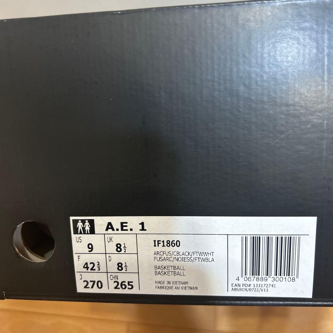 adidas A.E.1 ae1 27.0cm ファーストカラー