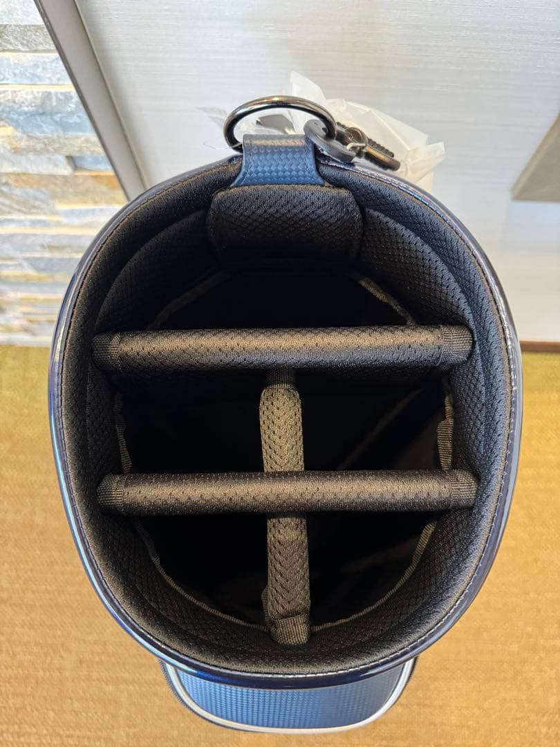 《新品/即日発送/送料無料》ブリヂストン ゴルフキャディバッグ ネイビー 軽量