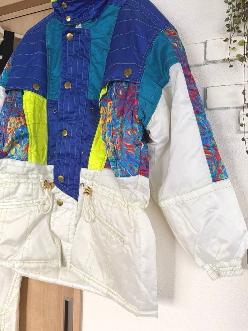 ルシュッド　スキーウェア　上下セット　昭和レトロ　ヴィンテージ　lesud