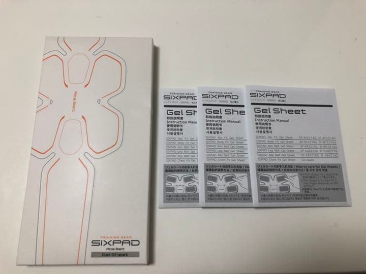【正規品】SIXPAD  Abs Belt /Gel Sheet×3
