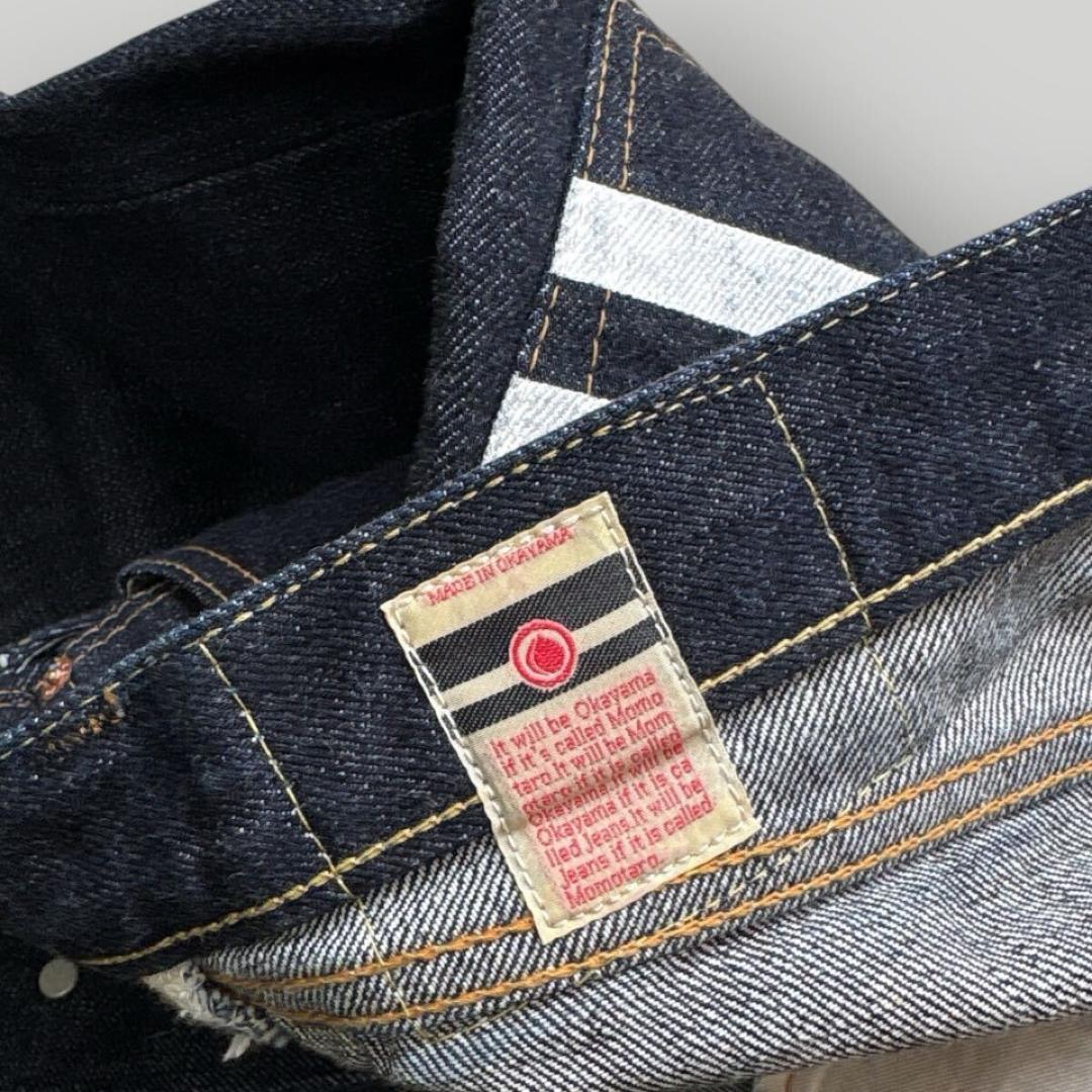 ［超美品］モモタロウジーンズ W31 出陣 クラシック ストレートパンツ