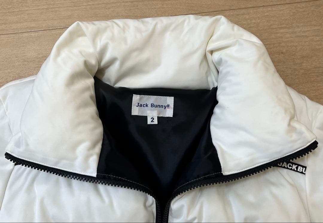 ジャックバニー　中綿　白✖️黒ジャケット　サイズ２