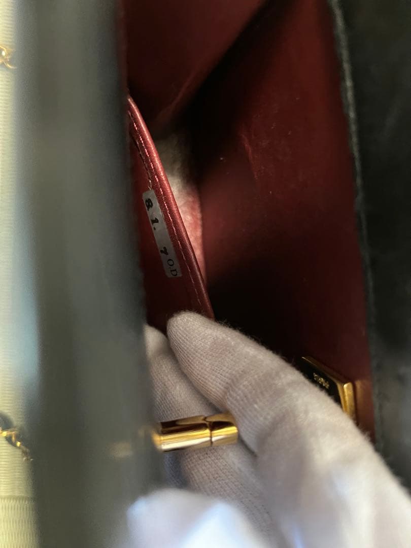 CHANEL シャネル ヴィンテージ マトラッセ　ミニショルダー黒 レザー