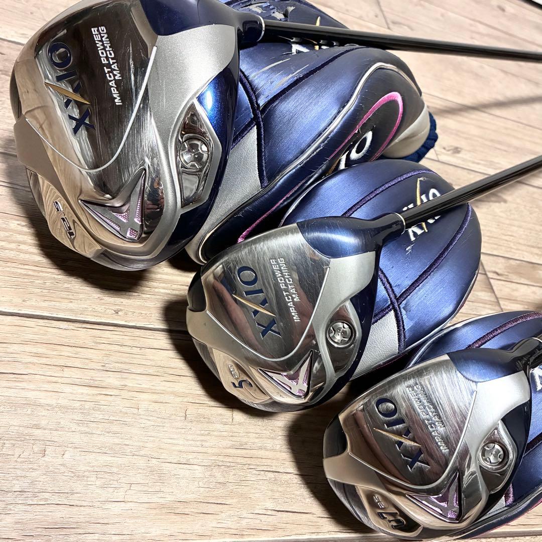 【XXIO 6】ゼクシオレディース 3本セット 1W 5W U7 L 女性用