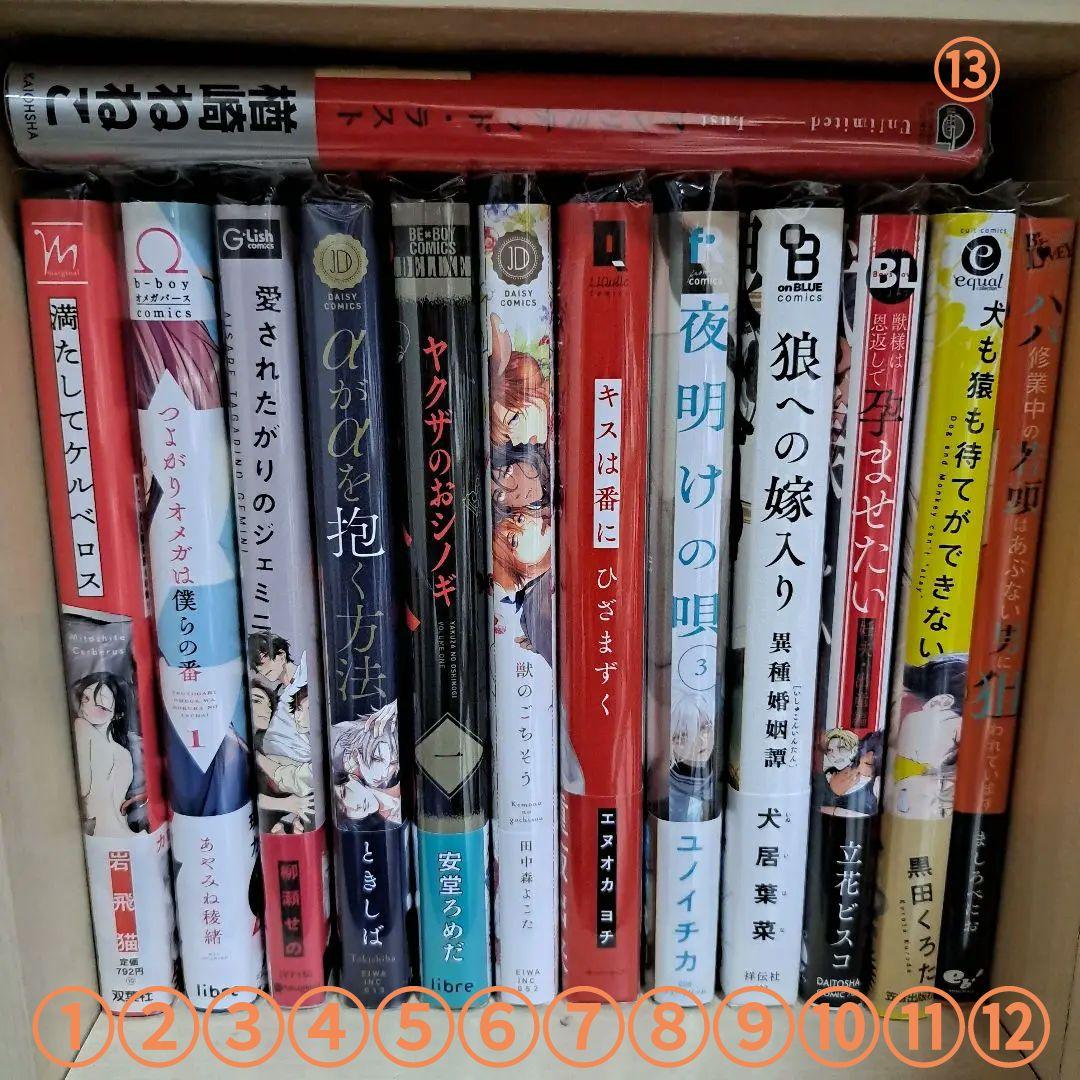 BL漫画まとめ売り