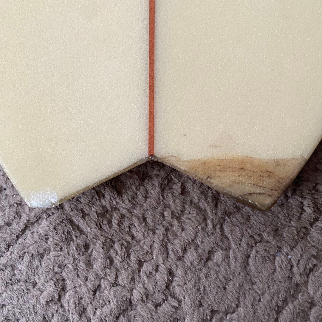 【ヴィンテージ】カツカワミナミ　サーフボード ツインフィン　フィッシュ　MR