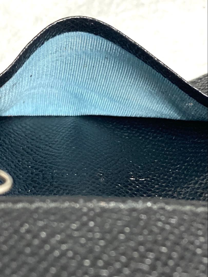 良品　BVLGARI ブルガリ　ブルガリ　レザー　6連キーケース　ブラック　黒