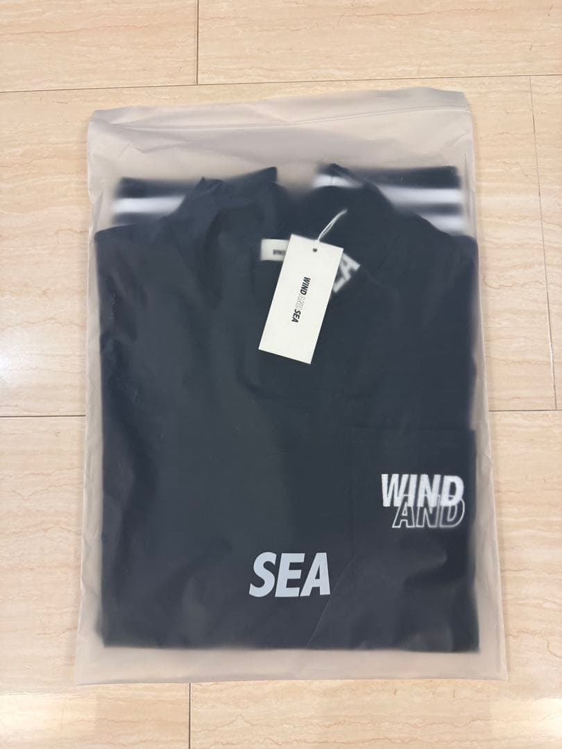 メンズウェア WIND AND SEA S/S Mock Neck Logo Knit