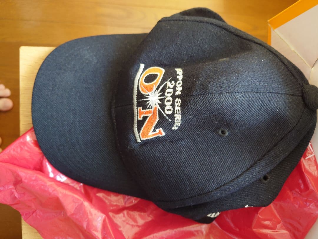 ２０００年日本シリーズ王長嶋記念キャップ　ジャビット人形セット