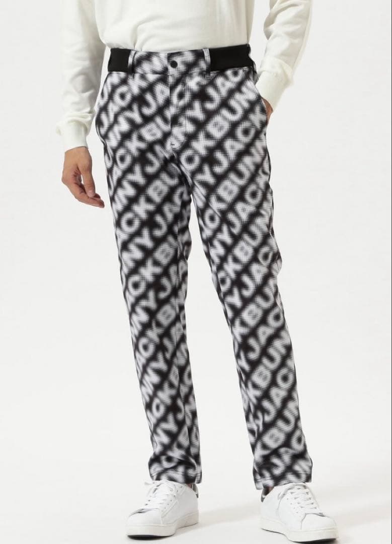 新品 パーリーゲイツ ジャックバニー エアシャット裏フリース防風パンツ(4)M