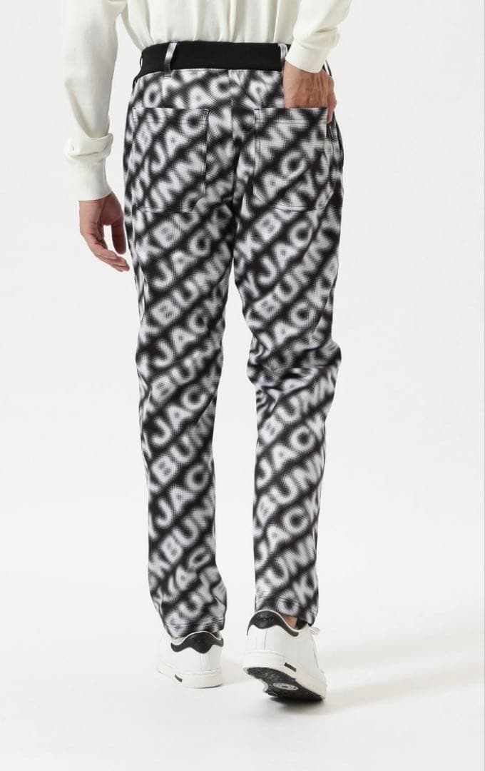 新品 パーリーゲイツ ジャックバニー エアシャット裏フリース防風パンツ(4)M