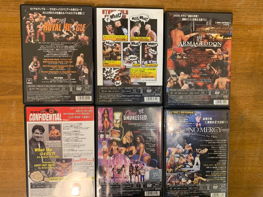 N1214-03★DVD WWE アンフォーギヴェン / RUMBLE