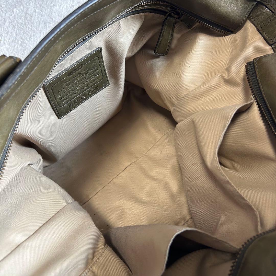 COACH コーチ トートバッグ 70600 レザートートバッグ　チャーム付き