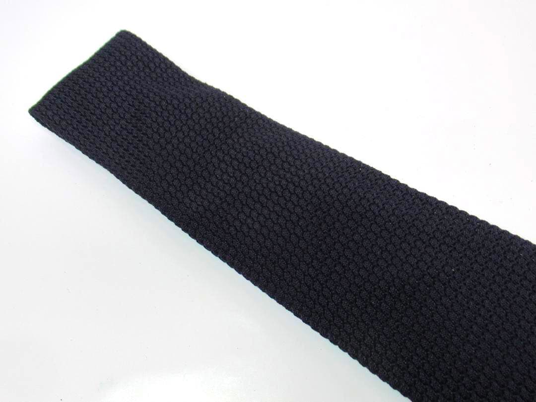 TIEYOURTIE タイユアタイ シルク ネクタイ ネイビー セッテピエゲ