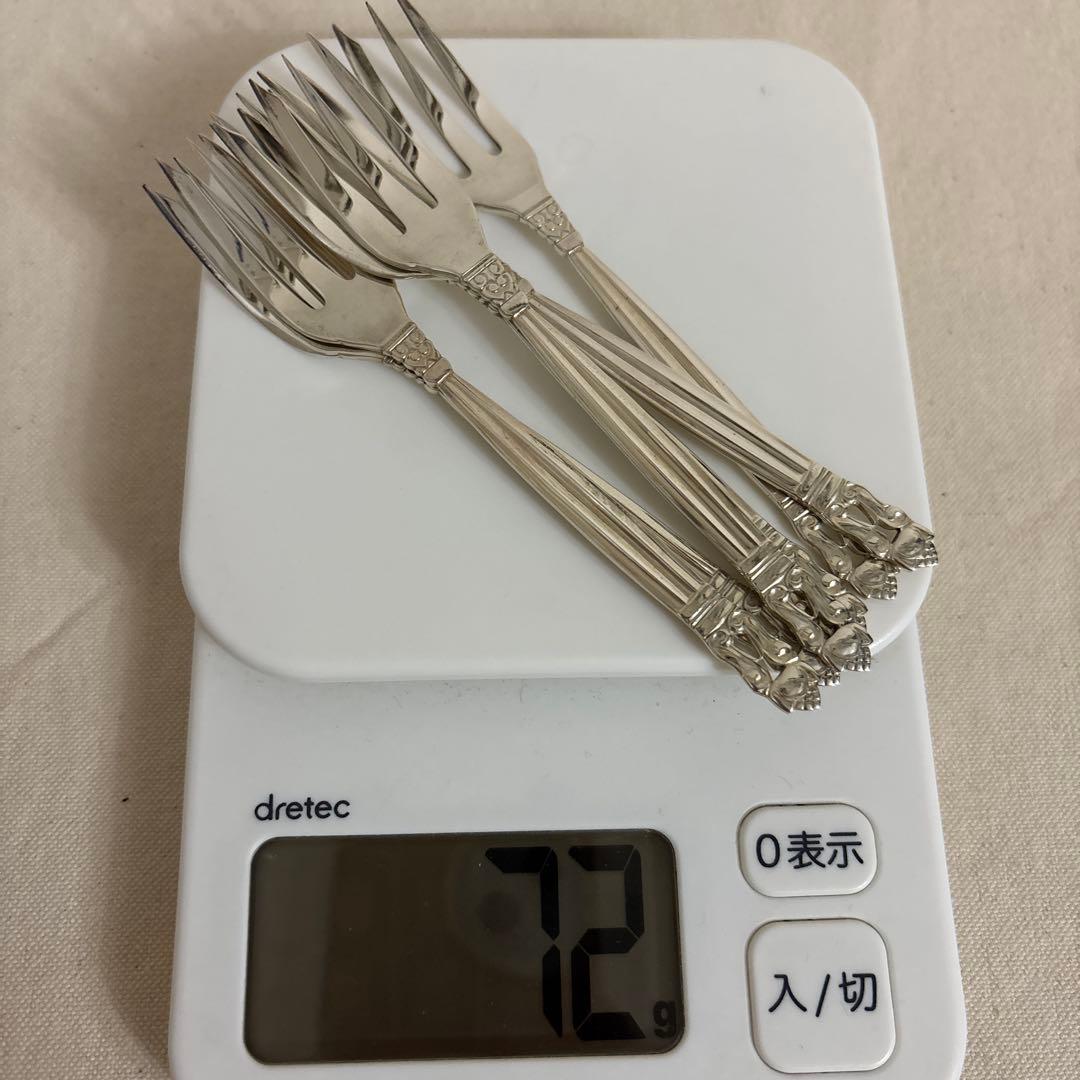 フォーク　銀製品　silver950 6本セット