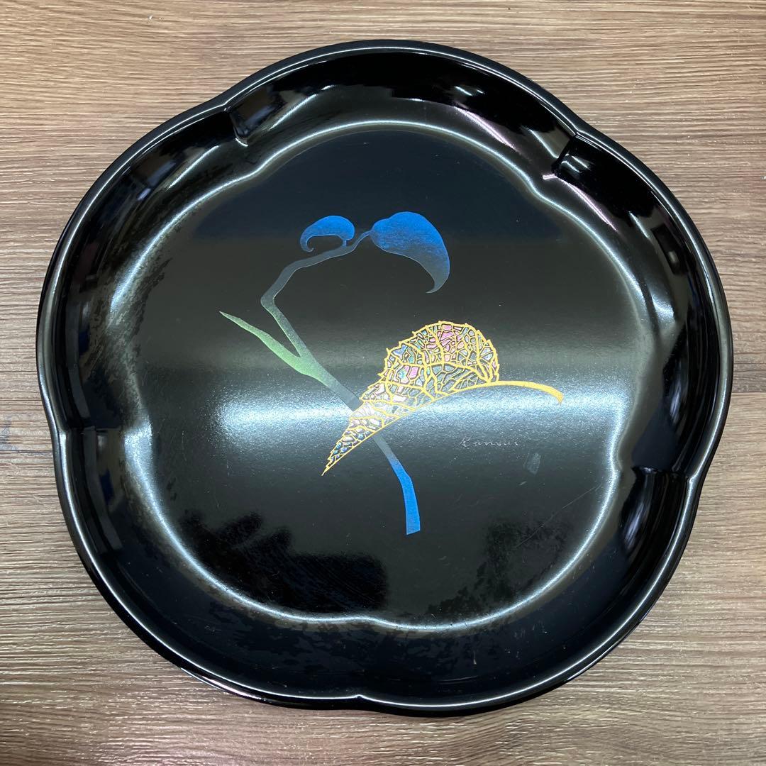 E-1 KANSAI URUSHI 山本寛斎 漆器 銘々皿 5枚セット 小皿