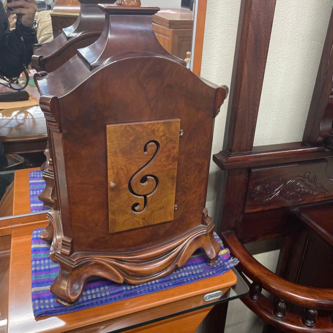 Le ORE/ラオーレ社　イタリア製　アンティーク大型　手巻き　置時計