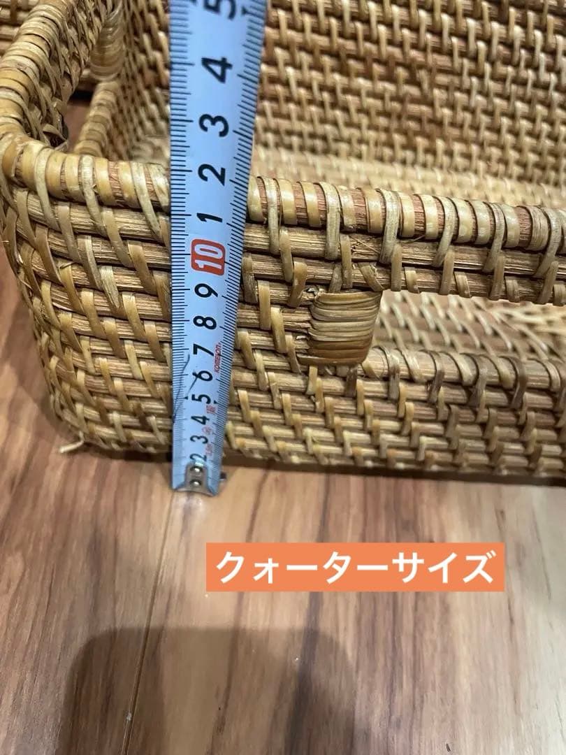 ＲINAKKO様ご検討中　重なるラタンバスケット　無印　ニトリ　収納