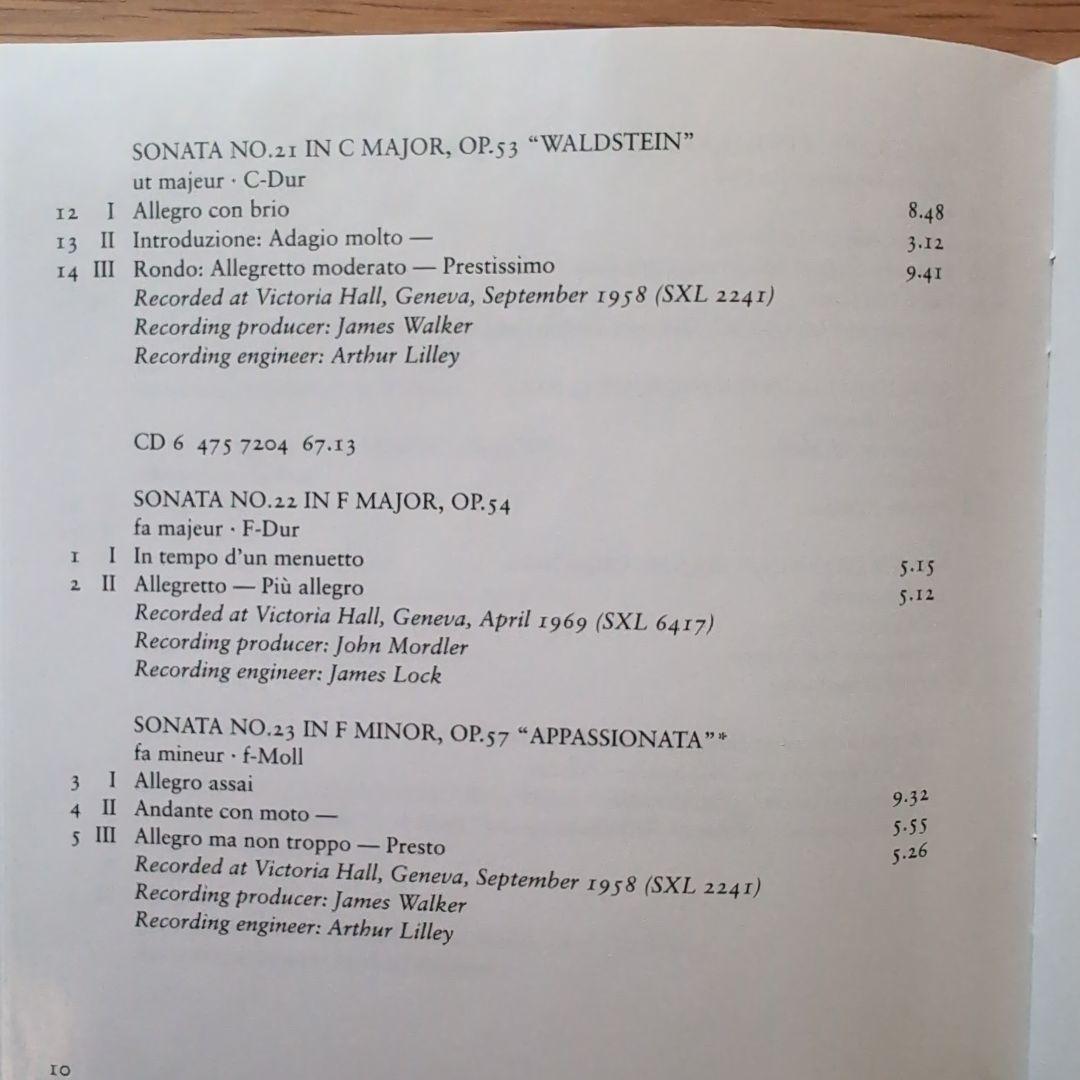 ベートーヴェン:ピアノ・ソナタ全集 バックハウス(P)