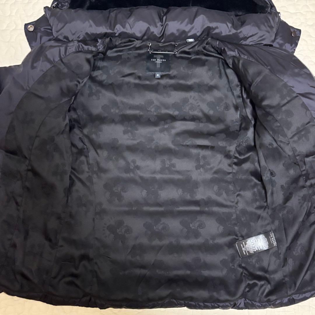 TED BAKER テッドベイカー 中綿ジャケット 黒 ベルト付