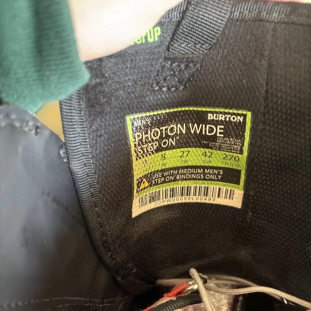 burton step on ステップオン photon wide 27cm